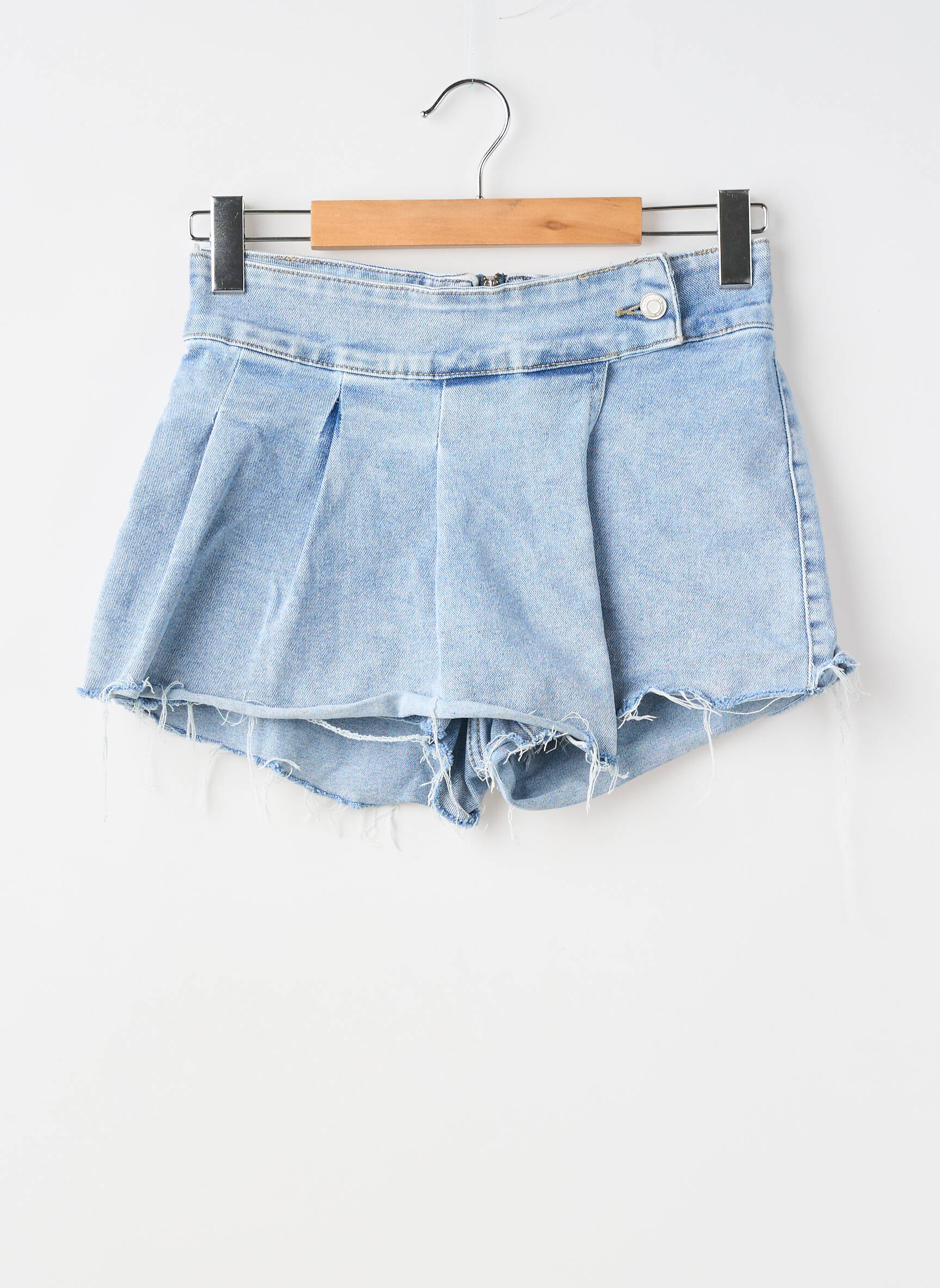 Jupe short  bleu LAULIA femme