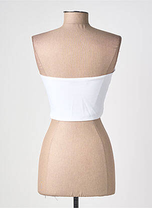 Top stretch sans manche blanc ZARA femme