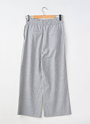 Pantalon large tissage popeline taille normale blanc H&M femme