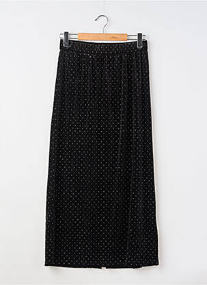 Jupe longue coupe droite noir SANS MARQUE femme