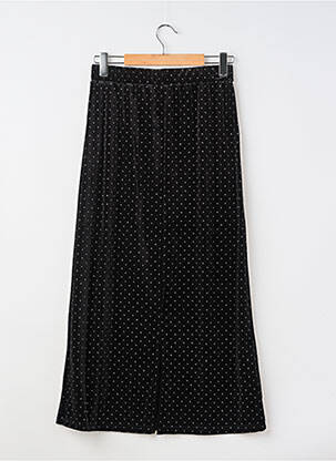 Jupe longue coupe droite noir SANS MARQUE femme