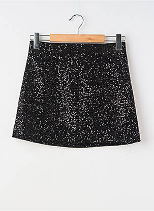 Jupe courte coupe droite noir ZARA femme