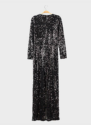 Combi-pantalon fermeture zippée au dos manches longues noir H&M femme