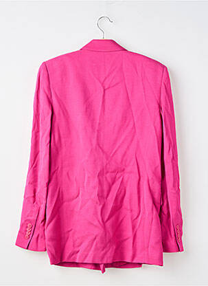 Blazer poignets boutonnés rose ZARA femme