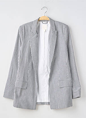 Blazer finition intérieure doublée blanc H&M femme