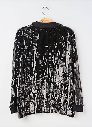 Top stretch manches longues noir ZARA femme