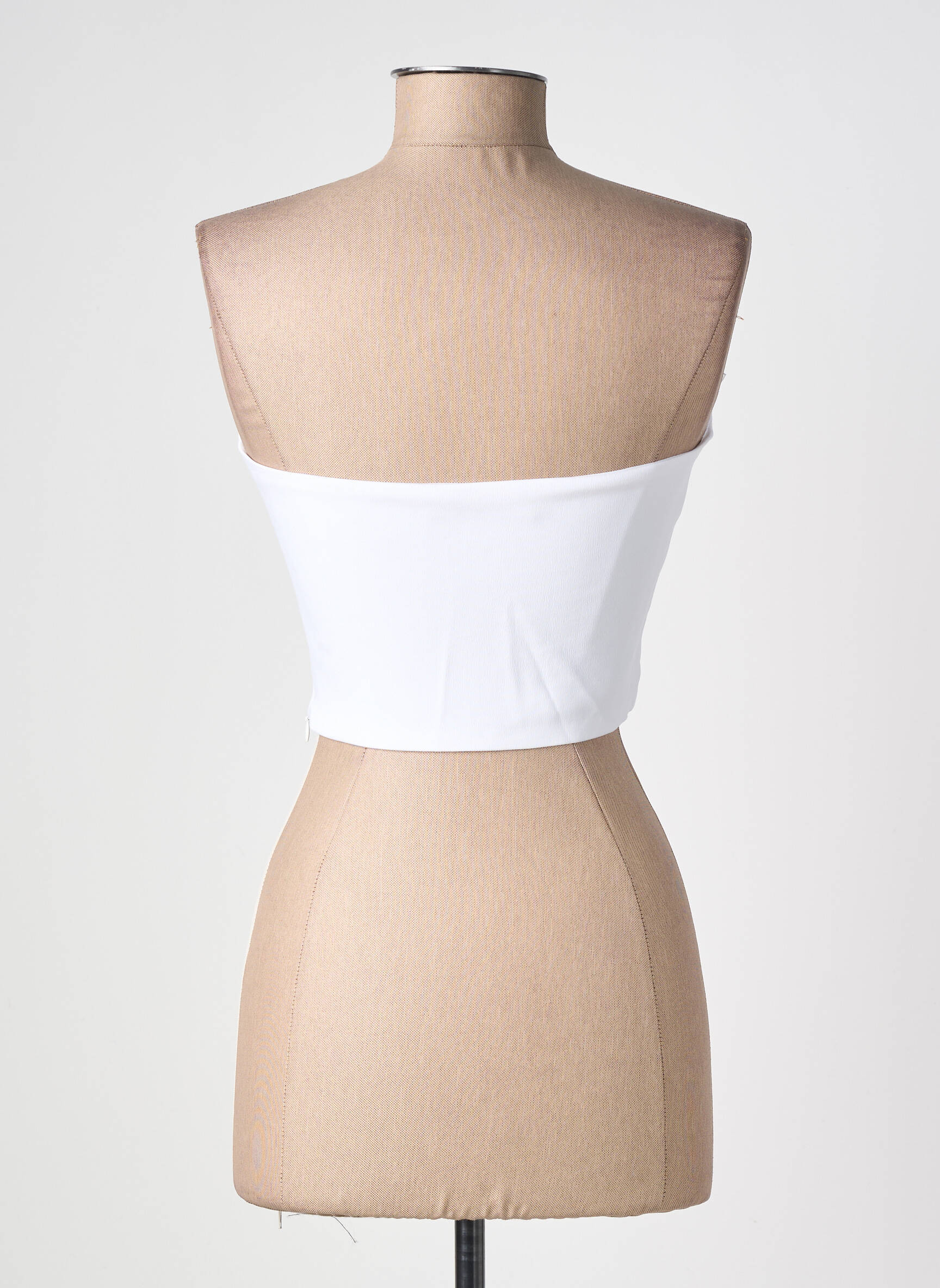 Top stretch sans manche blanc ZARA femme