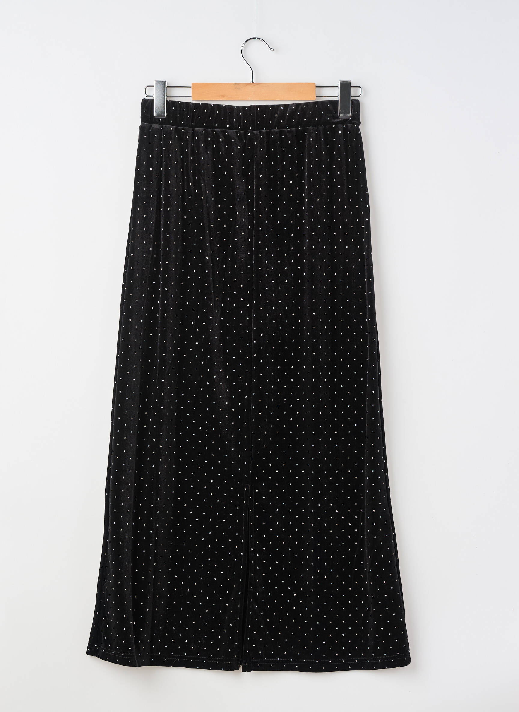 Jupe longue coupe droite noir SANS MARQUE femme