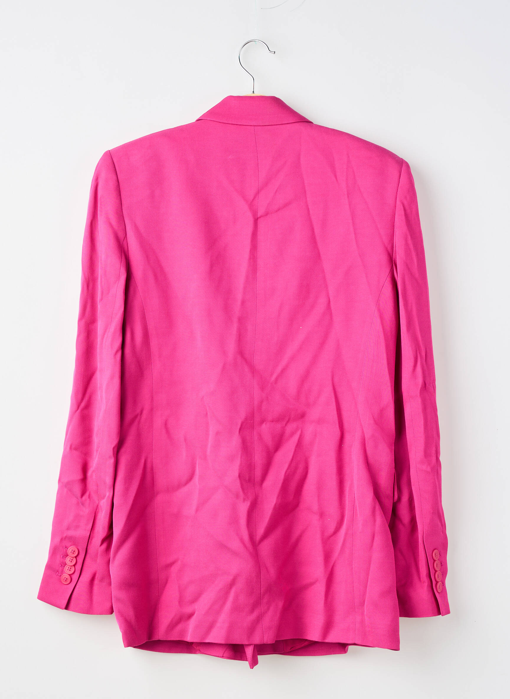 Blazer poignets boutonnés rose ZARA femme