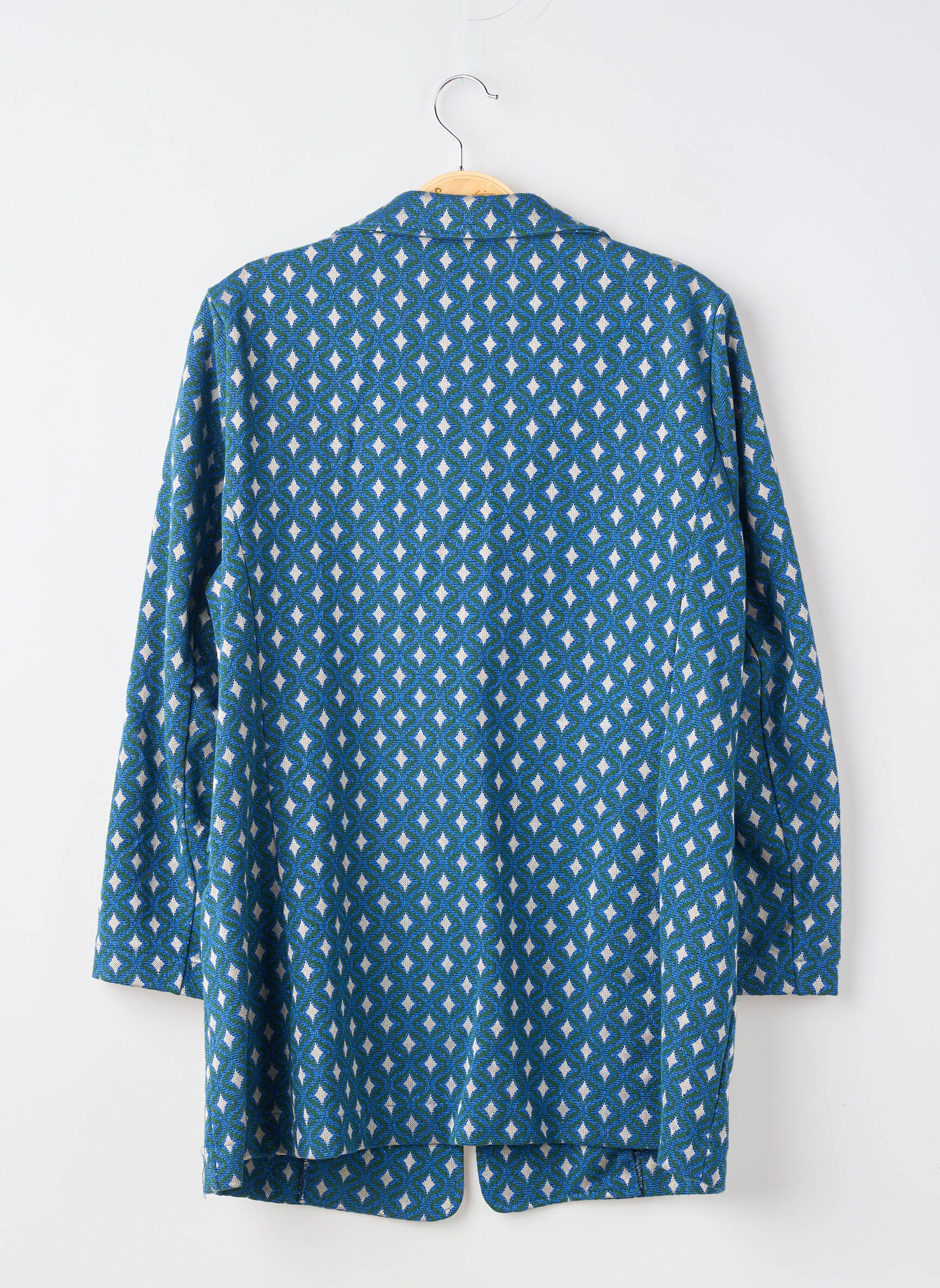Blazer manches longues bleu STUDIO 66 femme