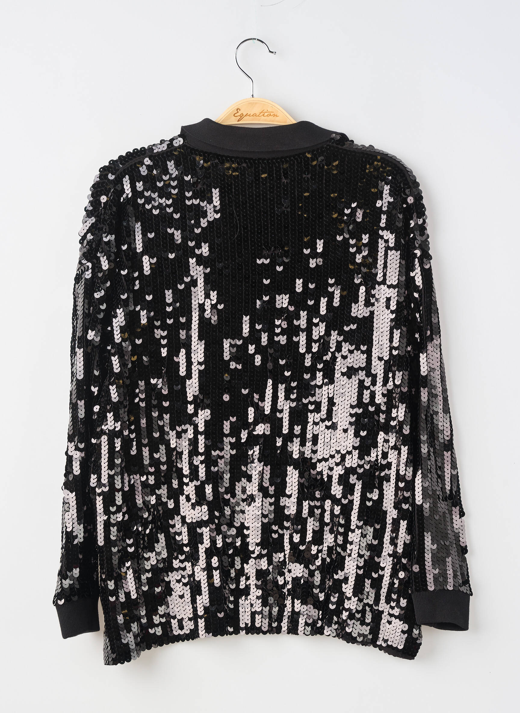 Top stretch manches longues noir ZARA femme