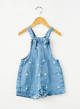 Salopette broderie sans manche bleu ZEEMAN fille