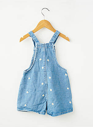 Salopette broderie sans manche bleu ZEEMAN fille