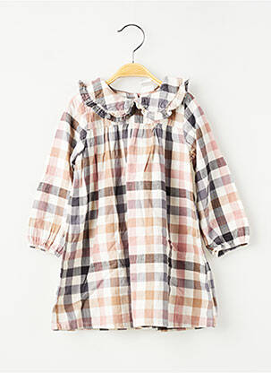 Robe courte manches longues manches longues rose H&M fille
