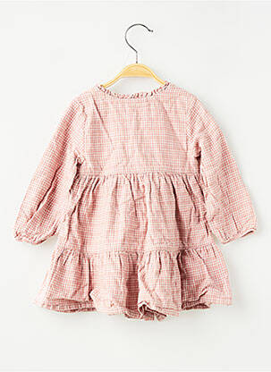 Robe courte manches longues manches longues rose ORCHESTRA fille