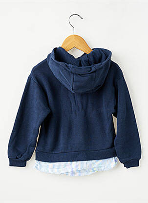 Pull coupe droite manches longues bleu KIABI fille