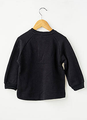 Sweat-shirt manches longues manches longues noir ZARA fille