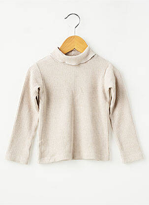 Pull stretch manches longues beige ZARA fille