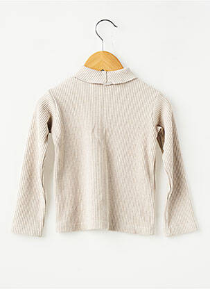 Pull stretch manches longues beige ZARA fille