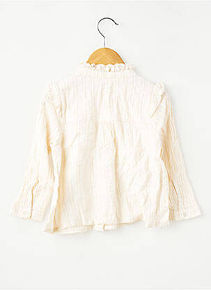 Chemisier manches longues manches longues beige MONOPRIX fille