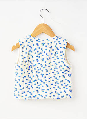 Gilet sans manche coupe droite blanc ZEEMAN fille