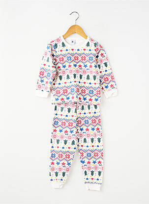 Pyjama bas pantalon blanc PETIT BATEAU enfant
