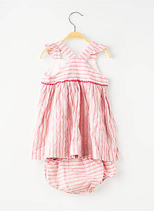 Ensemble short coupe droite rose SERGENT MAJOR fille