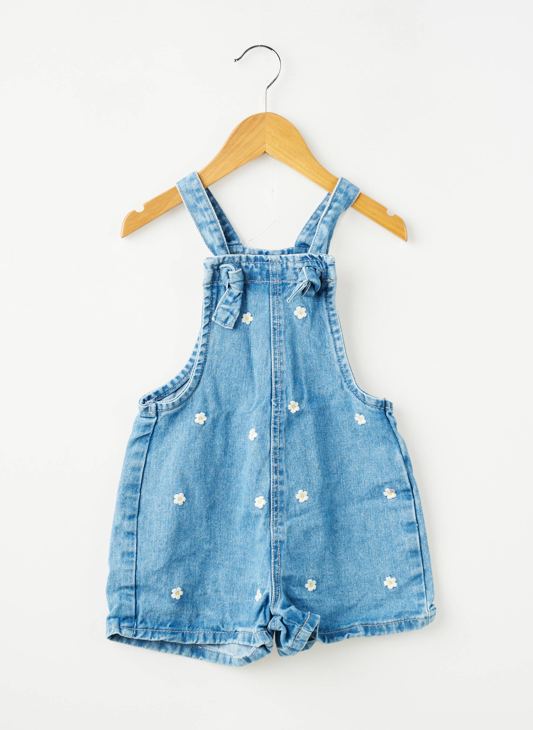 Salopette broderie sans manche bleu ZEEMAN fille