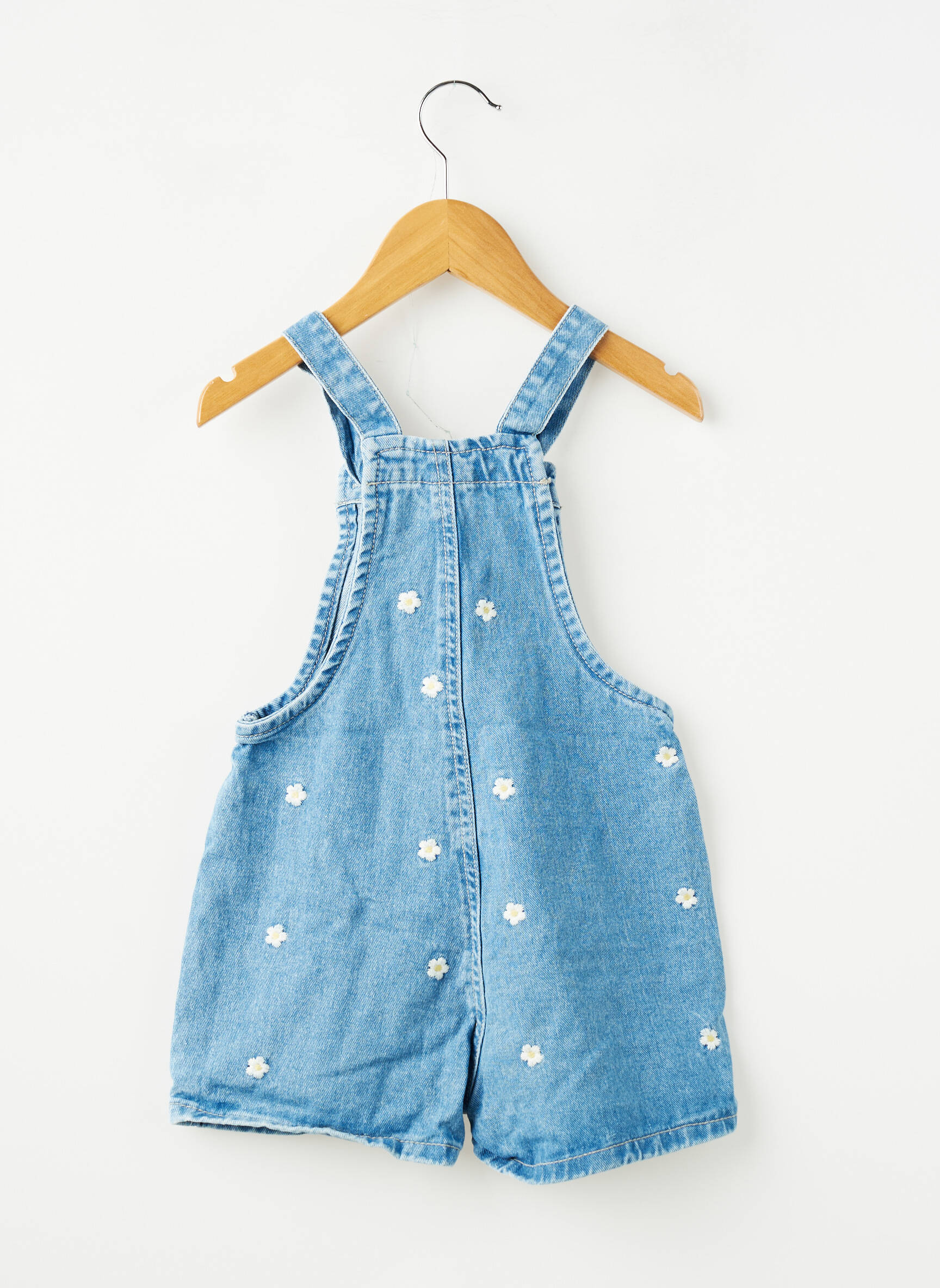 Salopette broderie sans manche bleu ZEEMAN fille