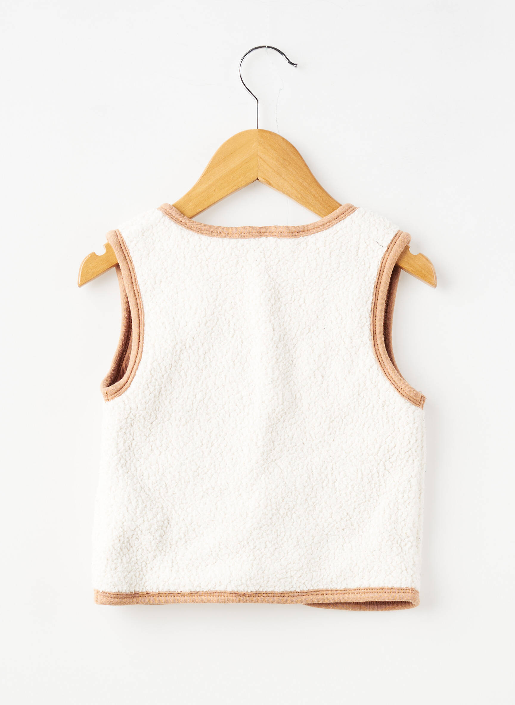 Gilet sans manche coupe droite blanc ZEEMAN fille