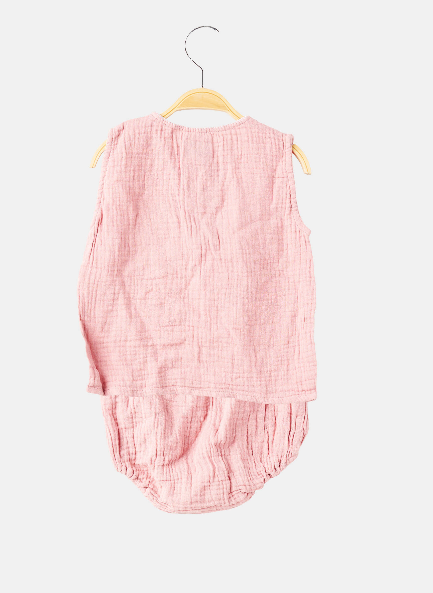 Ensemble pantalon type de haut t-shirt rose LITTLE MARRAKECH fille