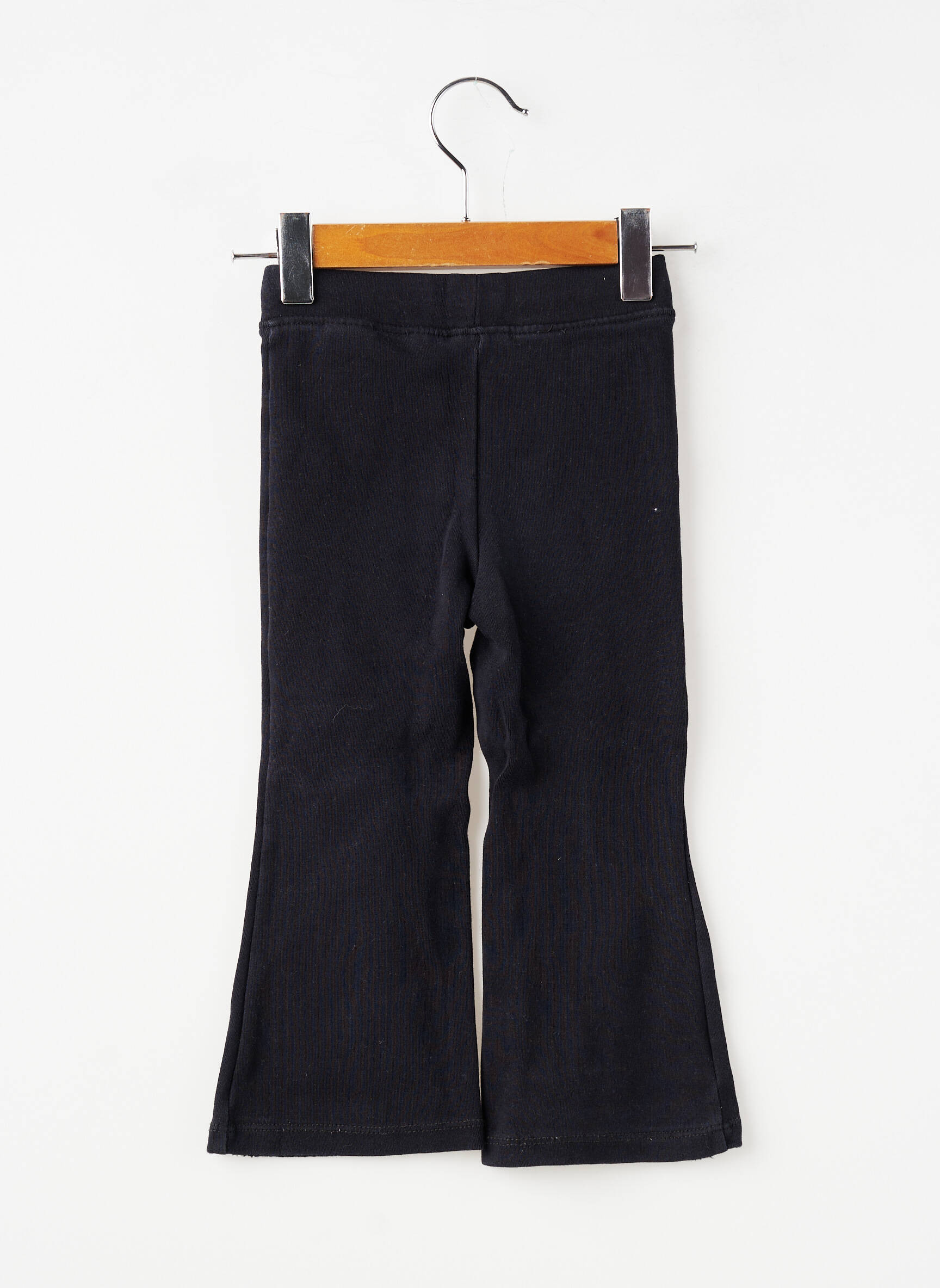 Pantalon flare stretch taille élastique noir ZARA fille
