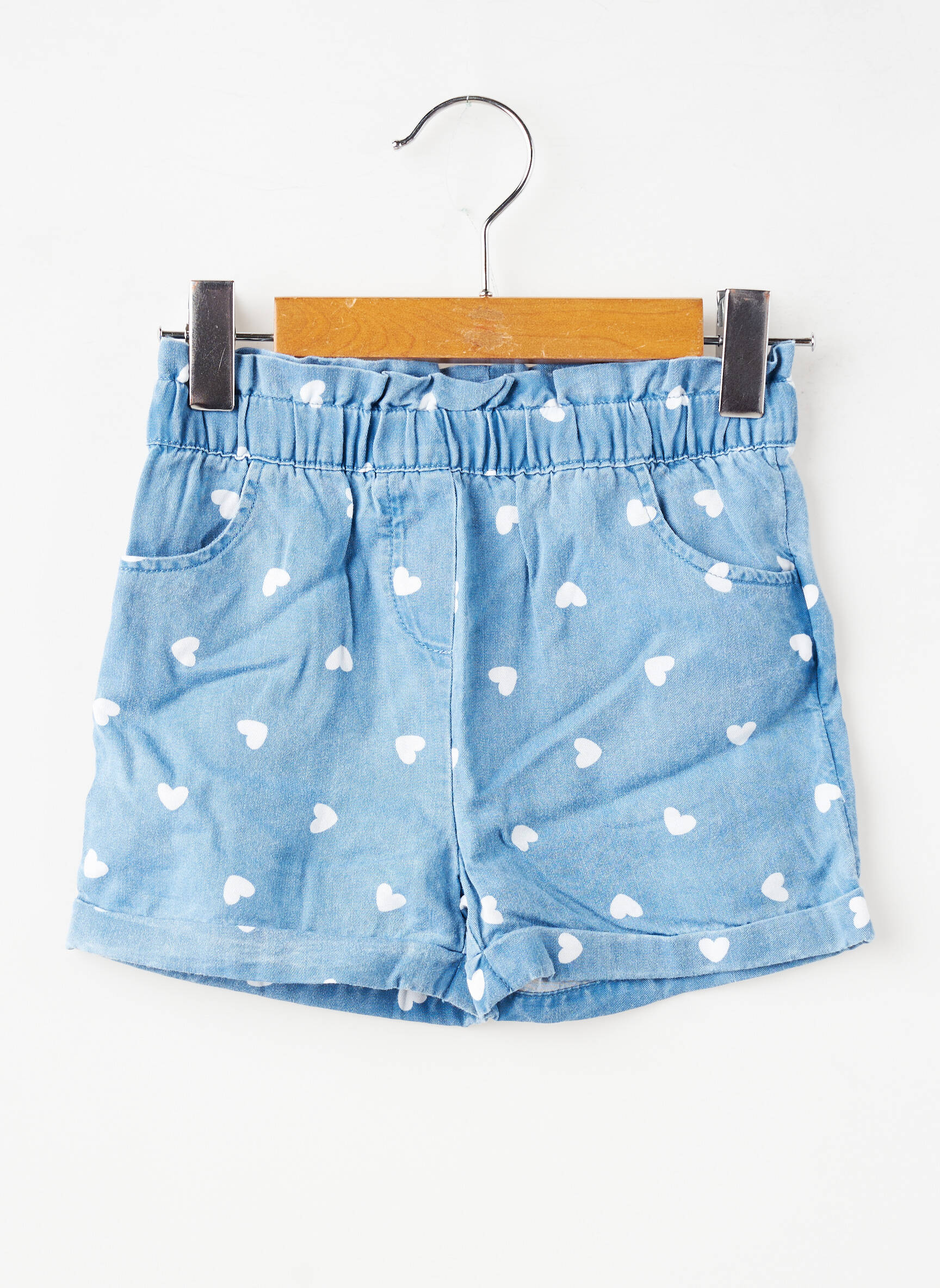 Short poches taille élastique bleu ORCHESTRA fille