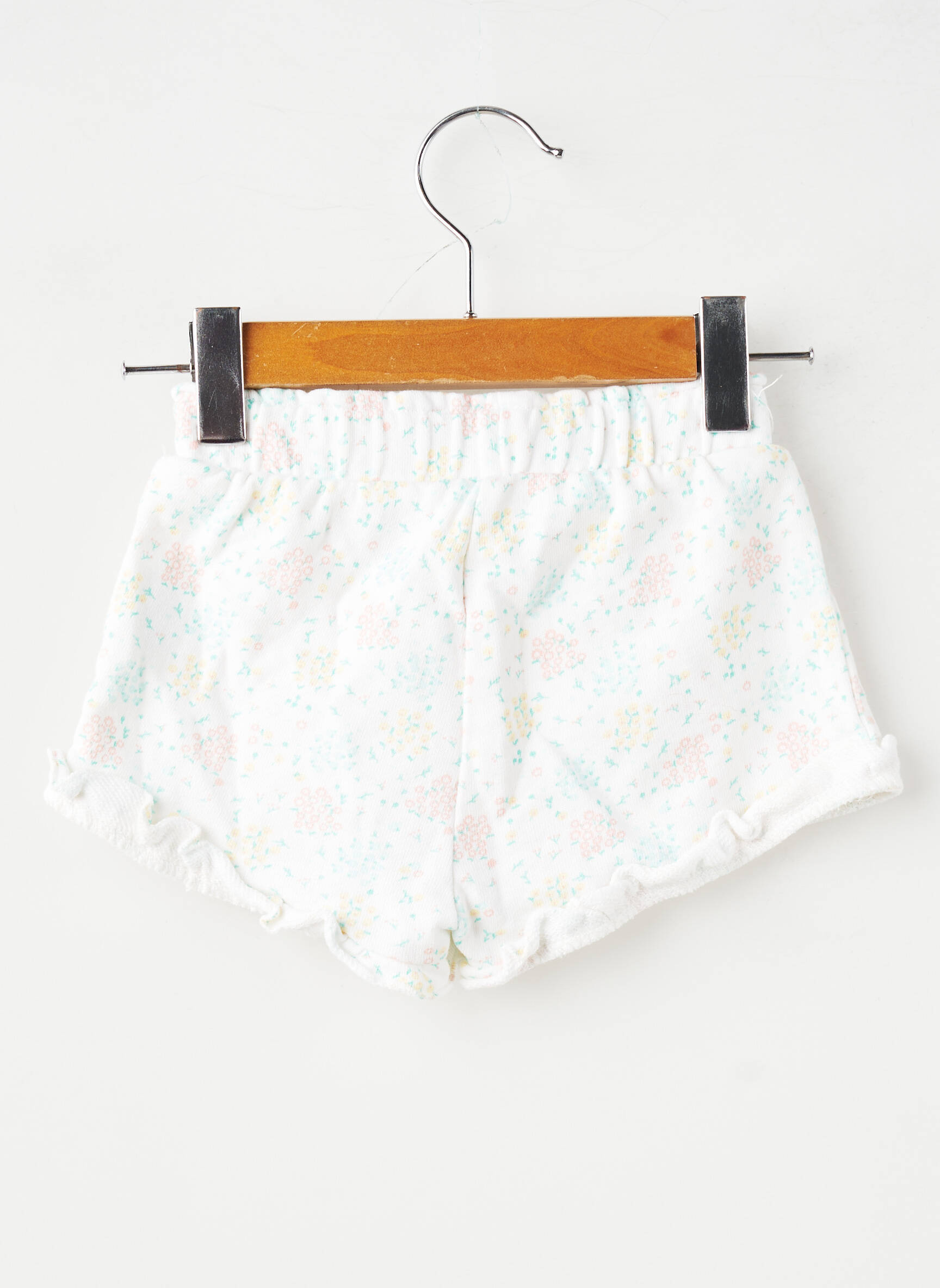Short taille normale taille élastique blanc KIABI fille