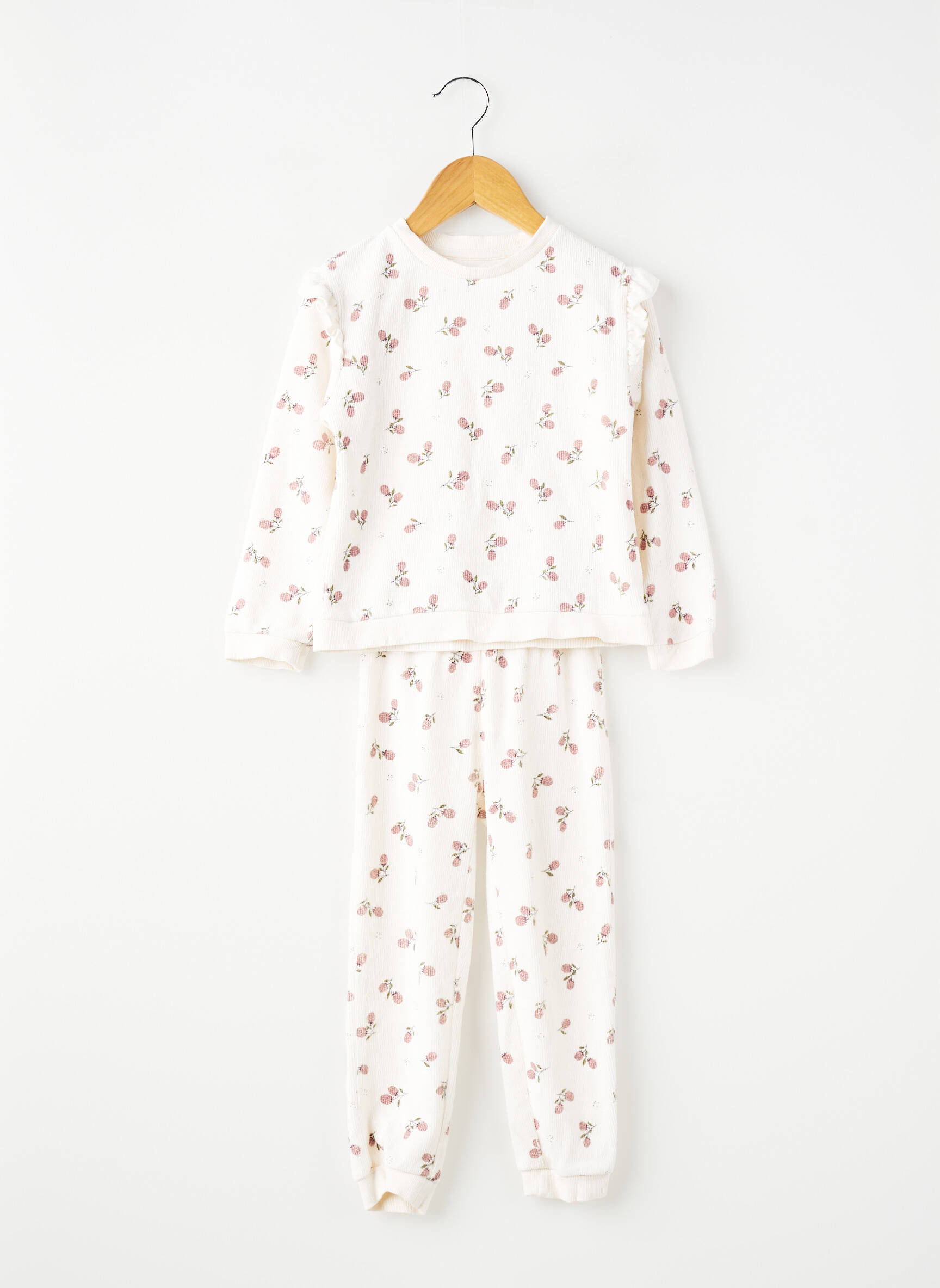 Pyjama imprimé fantaisie blanc KIABI fille