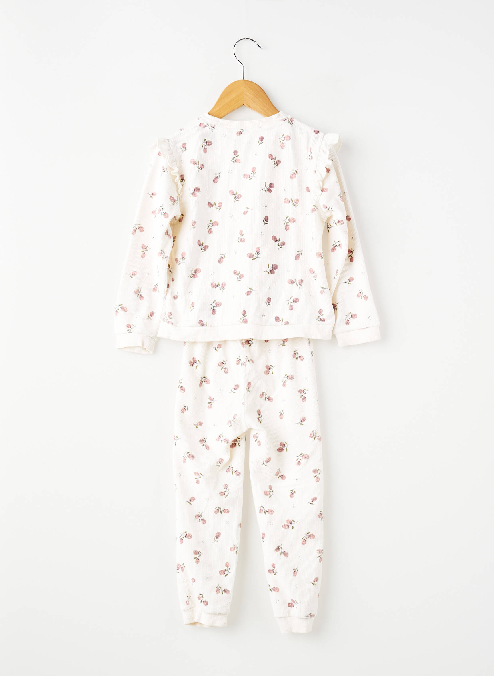 Pyjama imprimé fantaisie blanc KIABI fille