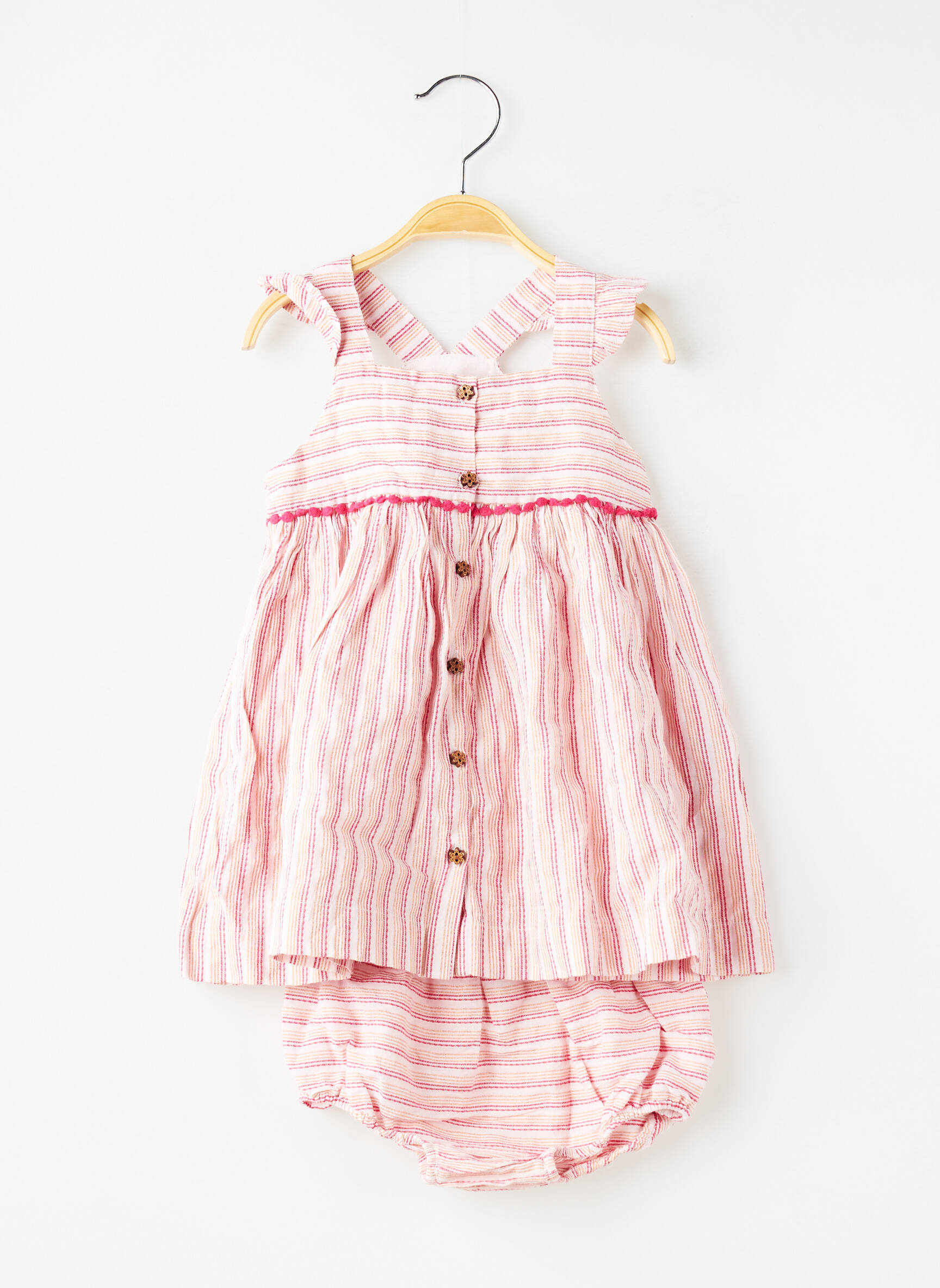 Ensemble short coupe droite rose SERGENT MAJOR fille