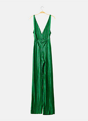 Combi-pantalon coupe fluide fines bretelles vert PRETTY LITTLE THING femme