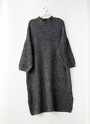 Robe pull resserrée sur le bas manches longues gris MONKI femme