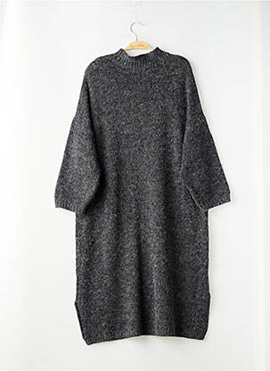 Robe pull resserrée sur le bas manches longues gris MONKI femme