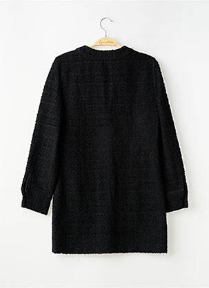 Gilet manches longues fermeture boutonnée sur le devant noir ZARA femme