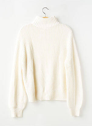 Pull stretch manches longues beige NOISY MAY femme