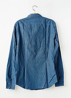 Chemise manches longues coupe droite bleu DIESEL homme