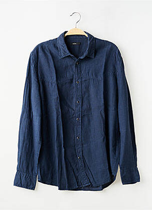 Chemise manches longues coupe cintrée bleu DIESEL homme