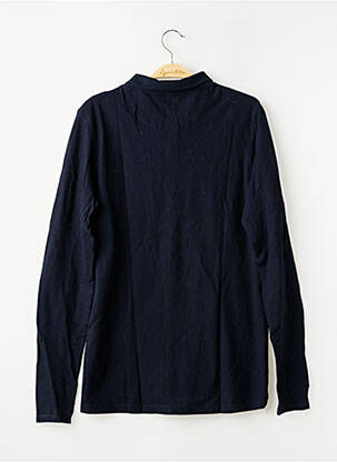 Polo manches longues manches longues bleu PREMIUM DE JACK AND JONES homme