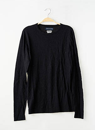 Pull stretch manches longues noir PREMIUM DE JACK AND JONES homme