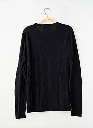 Pull stretch manches longues noir PREMIUM DE JACK AND JONES homme