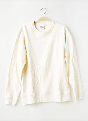 Sweat-shirt stretch manches longues beige ZARA femme