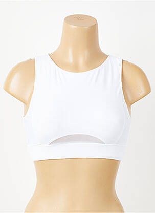 Soutien-gorge effet matière satinée brassieres blanc LUZ femme