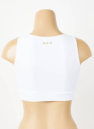 Soutien-gorge effet matière satinée brassieres blanc LUZ femme